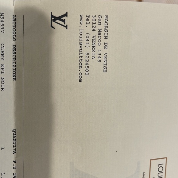 Louis Vuitton Clery Epi Noir - Picture 7 of 7